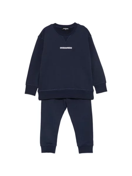 Komplet dresowy dziecięcy Dsquared2 niebieski