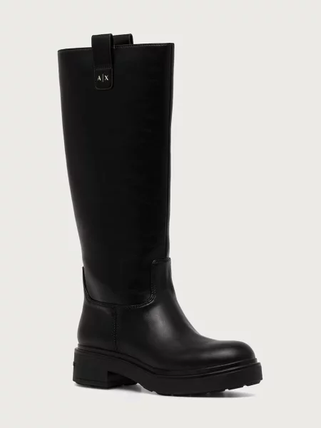 Armani Exchange cizme pentru femei negru