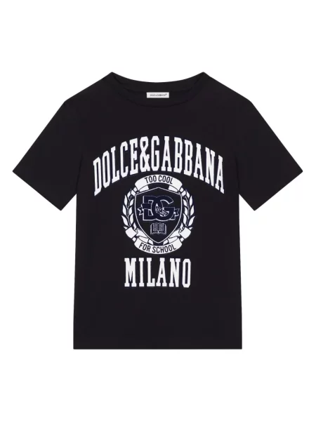 Koszulka dziecięca Dolce And Gabbana czarna