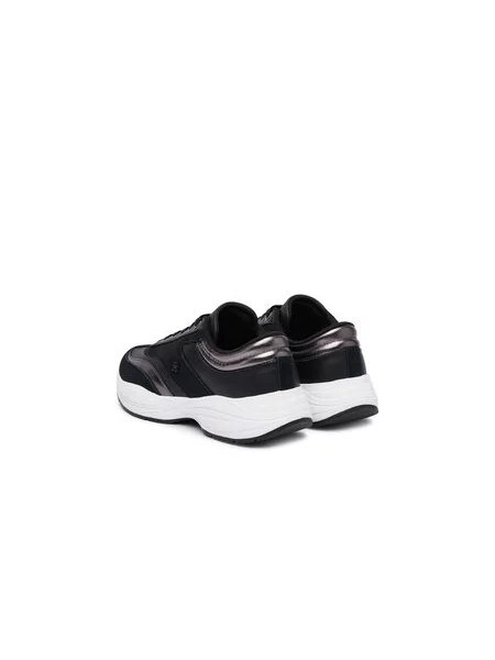 Sneakersy Tommy Hilfiger Th Modern Sporty Runner Leather černá