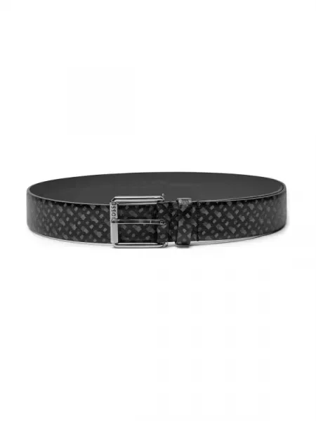 BOSS BLACK De piele negru