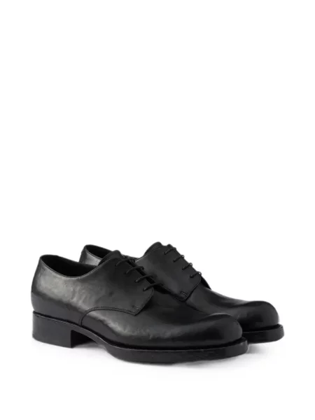 Pantofi Prada cu șireturi din piele negru