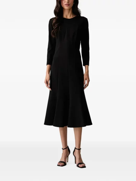 Rochie midi Luisa Spagnoli evazată negru