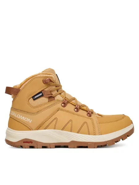 Trekking čevlji Salomon Outchill Thinsulate™ Climasalomon™ Waterproof rjava