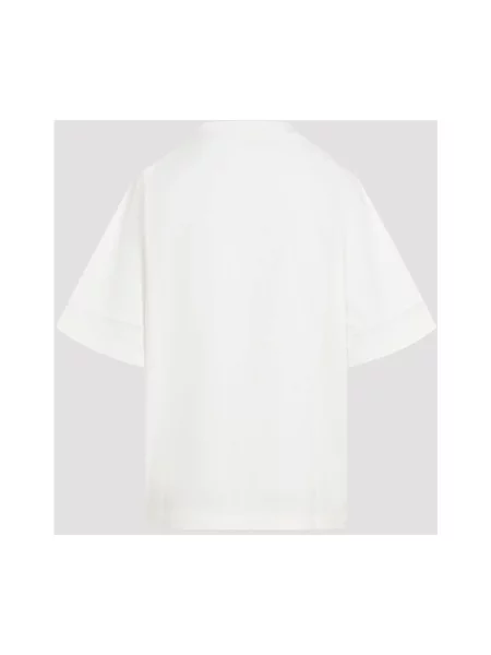 Koszulka Jil Sander z logo biała