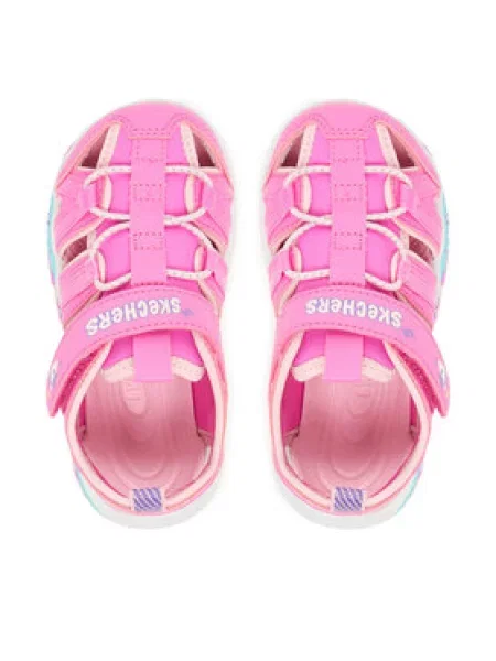 Szandál Skechers Play Scene Splash Cute Crew Rózsaszín fehér