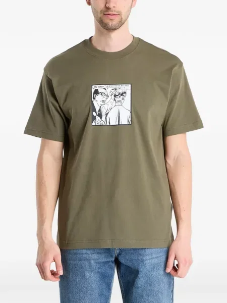 Tricou Vans cu imagine verde