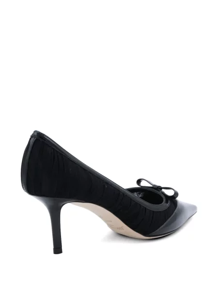 Pantofi cu toc Jimmy Choo cu funde negru