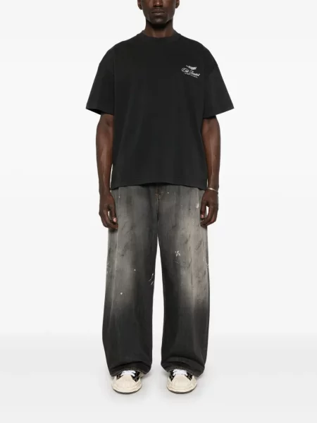 Tricou Cole Buxton cu broderie negru