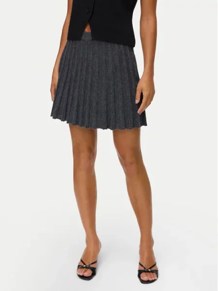 Vero Moda Plisuotas sijonas Marina pilka