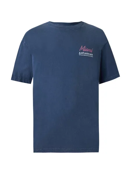 HOLLISTER Tricou MIAMI WILLIAMS RACING bleumarin / gri / roz pitaya negru