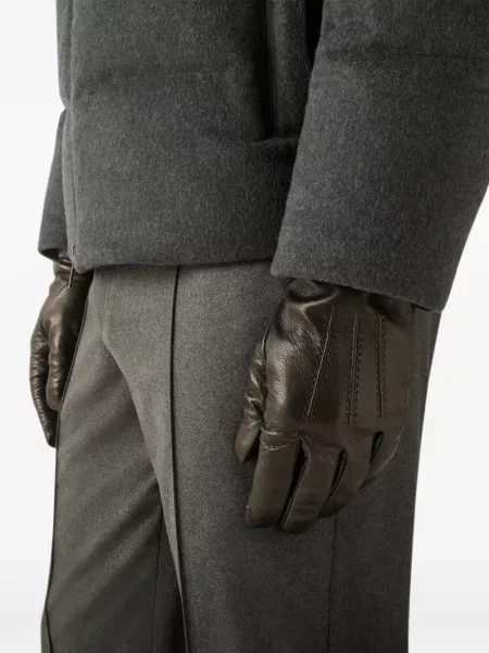 Mănuși Zegna din piele negru