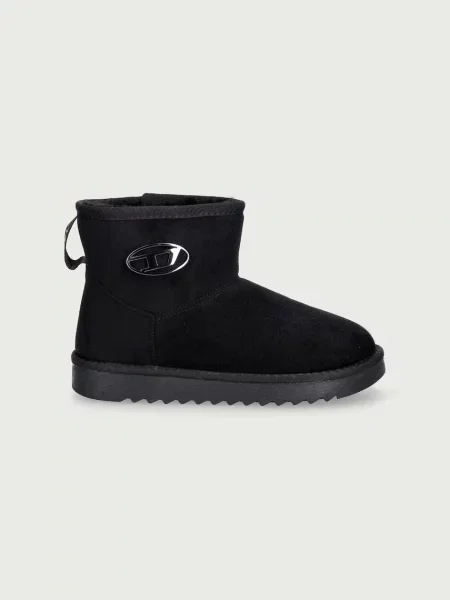 Diesel cizme de zăpadă pentru copii D-DAATEN BOOTS negru