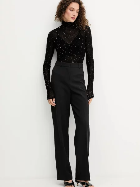 Pulover Pinko de lână negru