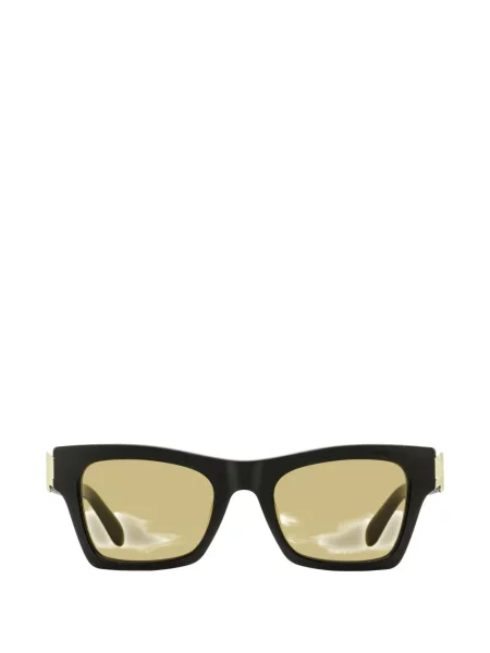 Okulary przeciwsłoneczne prostokątne Ferragamo Eyewear czarny