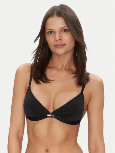 Сутиен Tommy Hilfiger 3 броя с изчистен дизайн черно