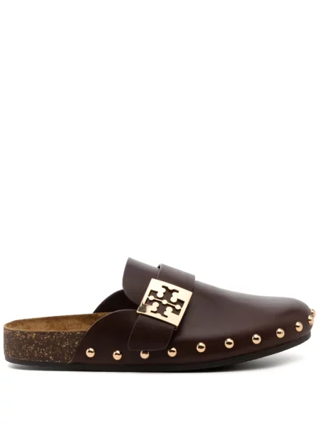 Papuci tip mules Tory Burch maro