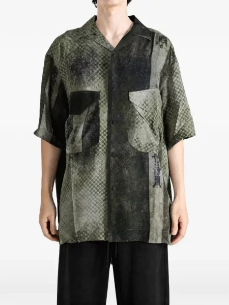 Scurt cămașă Ziggy Chen verde