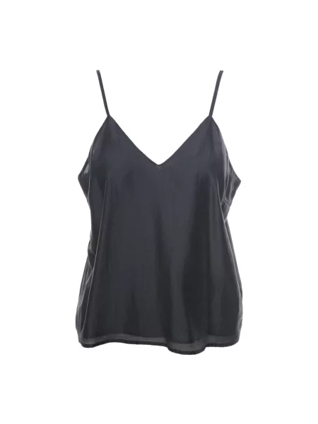 Top Alessia Santi z dekoltem w serek czarny