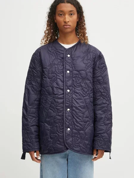 Fiorucci kurtka Kissing Angels Quilted Liner granatowy przejściowa