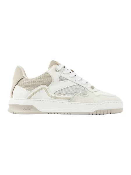 Sneakersy Via Vai skórzane beżowe