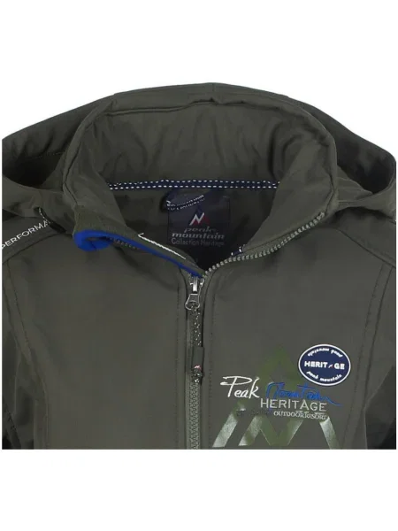 Geacă Peak Mountain softshell kaki