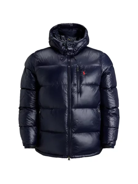 Portofel Polo Ralph Lauren din piele cu dungi cu glugă verde