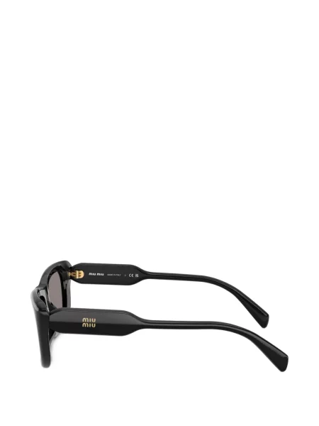 Правоъгълни слънчеви очила Miu Miu Eyewear черно