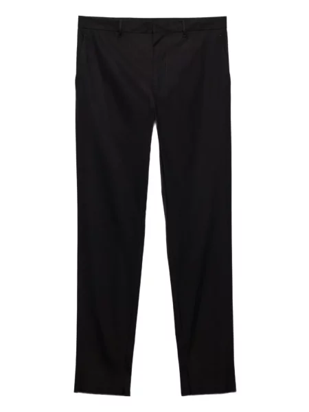 Pantaloni Prada din poplin negru