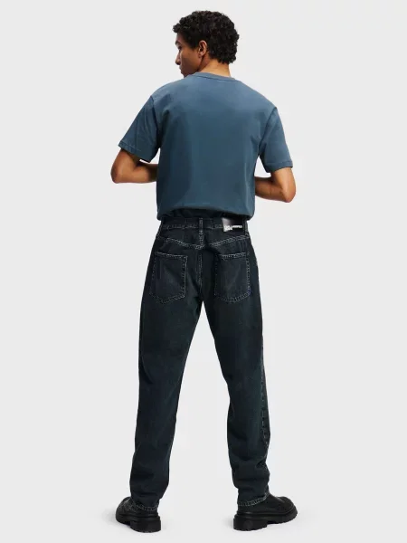 Прямые джинсы Karl Lagerfeld Jeans серые