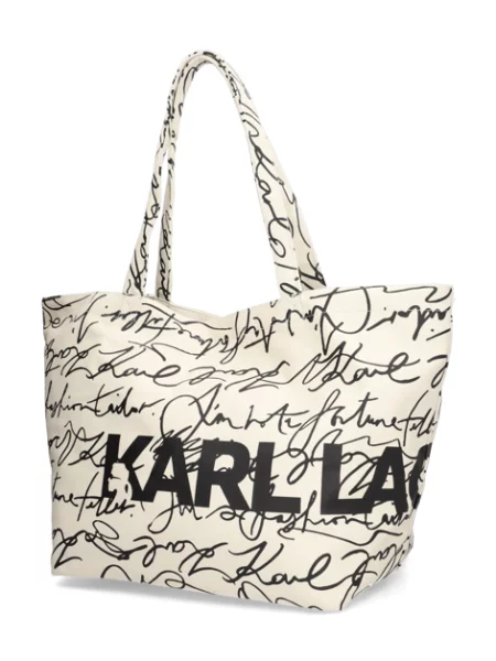 KARL LAGERFELD kabelka Shopper béžová