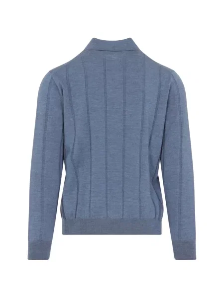 Tricou polo Canali albastru