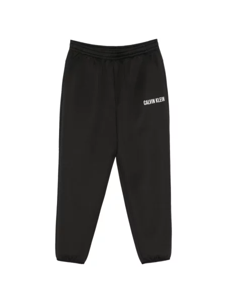 Pantaloni Calvin Klein cu imagine alergare negru