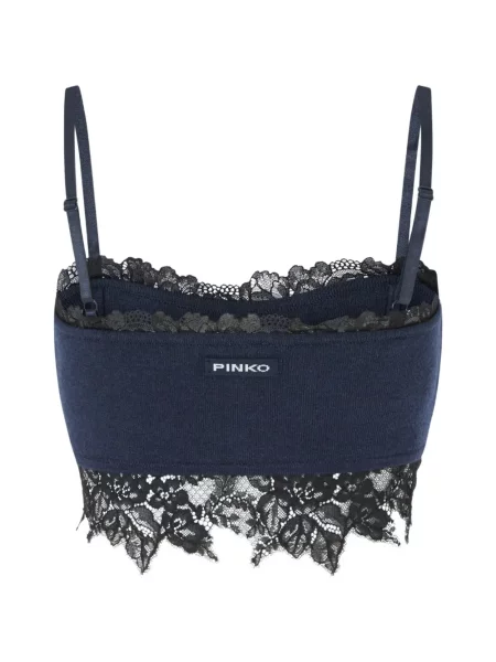 Top Pinko tricotate albastru