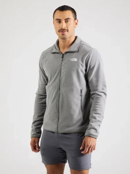 Geacă The North Face din fleece gri