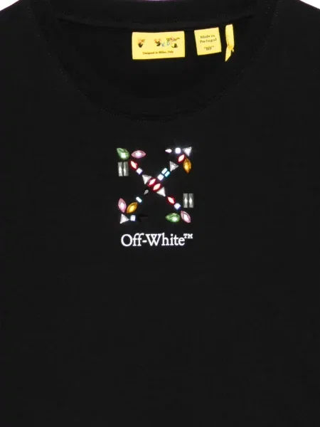 Top dziecięcy Off-white biały