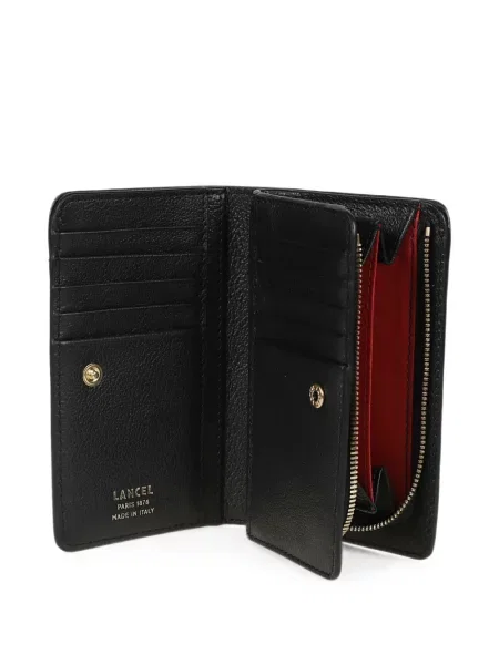 Portofel Lancel din piele cu imagine negru