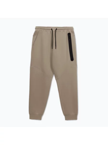Kalhoty Pitbull Pocket Dogwood Track Pants dark sand béžové