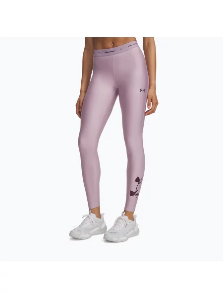 Легінси для тренувань Under Armour HeatGear Novelty Leggings mauve pink/ox blood рожеві
