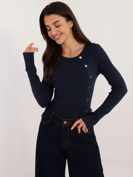 Svetr Wool Fashion Italia černý