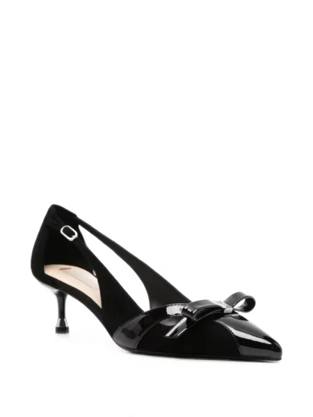 Pantofi cu toc Liu Jo cu funde slingback negru