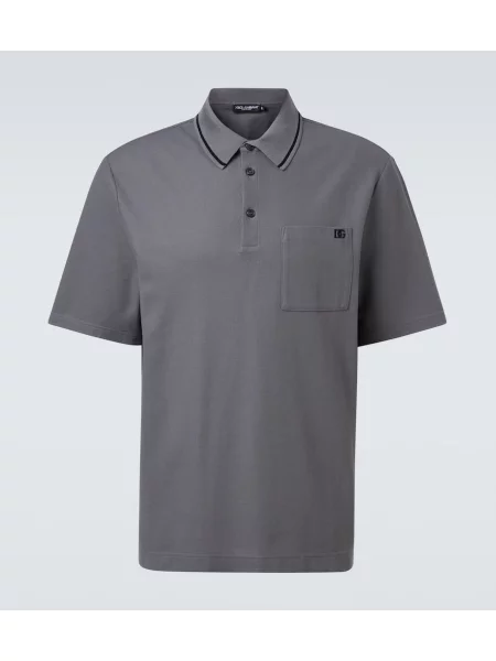 Polo majica Dolce&gabbana siva