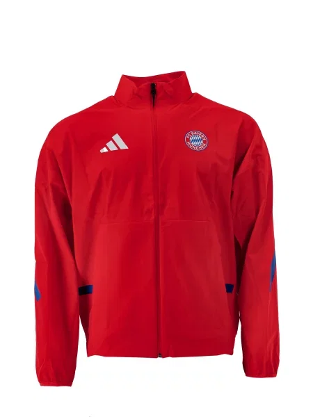 ADIDAS PERFORMANCE Sportovní bunda FC Bayern München Z.N.E. Anthem modrá červená šedá