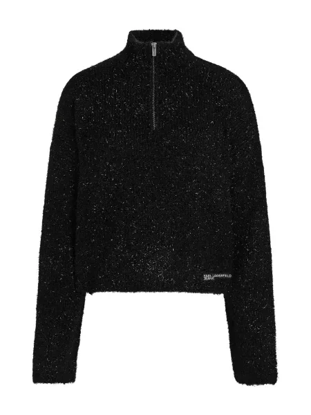 KARL LAGERFELD JEANS Pulover amestecat negru