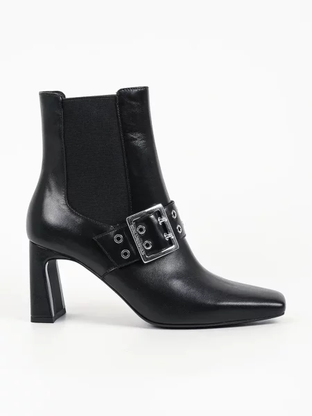 Karl Lagerfeld botine cu pentru femei din piele Kati negru