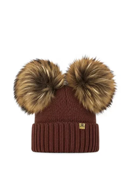 Dětské čepice Cuffie Regina hnědý
