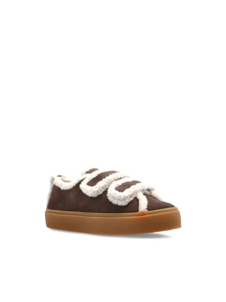 Inuikii Sneakersy Shearling Low Velcro brązowy