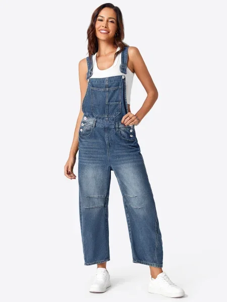Imily Bela Salopetă denim albastru