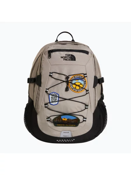 Mestský batoh The North Face Borealis Classic Patch 29 l stone slab/tnf black/asphalt grey sivá