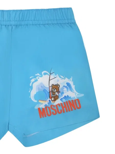 Kąpielówki dziecięce Moschino niebieskie